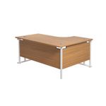 Jemini Rdl Lh Cantilever Desk N/Oak
