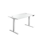 Jemini Sit/Stand Dsk 1400X800 White