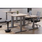 Jemini Sit/Stand Dsk 1400X800 White