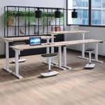 Jemini Sit/Stand Dsk 1600X800 White
