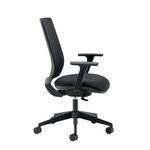 Cappela Nuevo Mesh Chr Adj Arms Blk