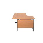 Jemini Rdl Lh Desk 1800X1200 Bch/Blk