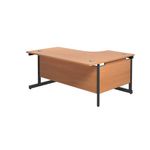 Jemini Rdl Lh Desk 1800X1200 Bch/Blk