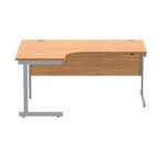 Polaris Lh Rdl Su Desk 1612 Nbch/Slv