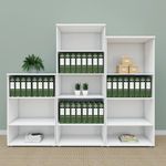 5 Star Prem Bookcase 750X1600Mm Wht