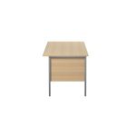 5 Star Rect 4 Leg Desk Ferrera Oak