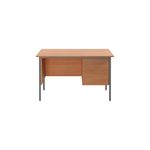 5 Star Rect 3 Drw Ped Beech