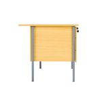 5 Star Rect 3 Drw Ped Oak