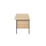 5 Star Rect 2 Drw Ped Oak