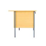 5 Star Rect 3 Drw Ped Oak