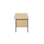 5 Star Dbl Ped 4 Leg Ferrera Oak