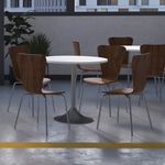 Jemini Bistro Trumpet Tbl Small Wht