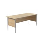 5 Star Rect 4 Leg Desk Ferrera Oak