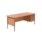 5 Star Rect 2 Drw Ped Beech