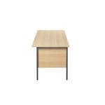 5 Star Rect 2 Drw Ped Oak