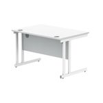 Polaris Rect Cant Desk 1200Mm Awht