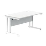 Polaris Rect Cant Desk 1400Mm Awht
