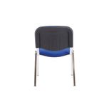 Jemini Mpps Stacking Chair Chm/Blue