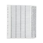 Q-Connect A4 1-100 Index White
