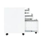 First 3 Drw Under Desk White