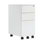 First 3 Drw Under Desk Pedestal Wht