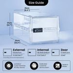 Lockabox One Storage Box 10L Crystal