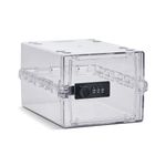 Lockabox Mini Storage Box 3L Crystal