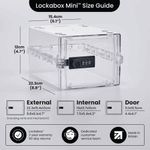 Lockabox Mini Storage Box 3L Crystal