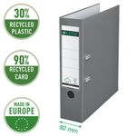 Leitz 180 Lach File 80Mm A4 Gry Pk10