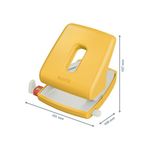 Leitz Cosy Hole Punch 30 Sheet Ylw