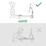 Leitz Ergo Dual Monitor Arm Dgrey