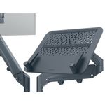 Leitz Ergo Dual Mon/Laptop Arm Dgry