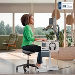 Ergo Active Stool With Castor Wheels