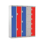 Two Comp Express Std Locker Grey