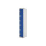 Six Comp Express Std Locker Blue