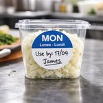 Food Rotation Label Monday Pk3500