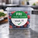 Food Rotation Label Friday Pk3500