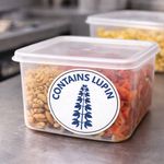 Food Label Contains Lupin Pk1000