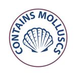 Food Label Contains Molluscs Pk1000