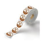 Food Label Gluten Free 25Mm (Pk1000)