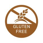 Food Label Gluten Free 25Mm (Pk1000)