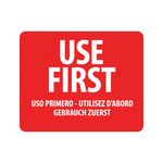 Food Label Use First 25X25Mm Pk1000