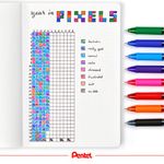 Pentel Energel Pen Med Asst Pk9