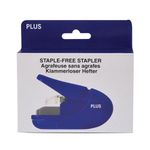 Pentel Plus Staple-Free Stapler Blue