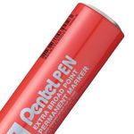 Pentel Jumbo Marker Red Pk6