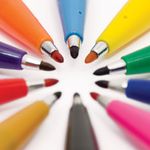 Pentel S520 Sign W/Based Pen Blu P12