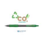 Pilot G2+ Begreen Rball Grn Pk 12
