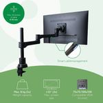 R-Go Zepher Dual Monitor Desk Mount