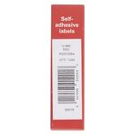 Blick Disp S/A Label 19Mm Red Pk1280