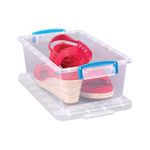 Storage Box 5.3 Litre Clr Pk3